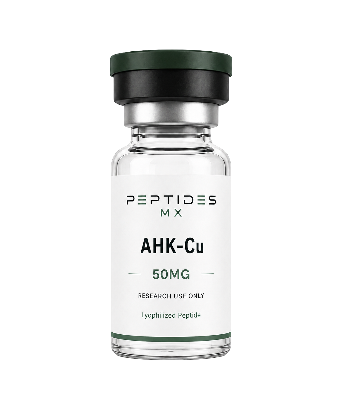 Vial de AHK-Cu 50mg de Peptides MX