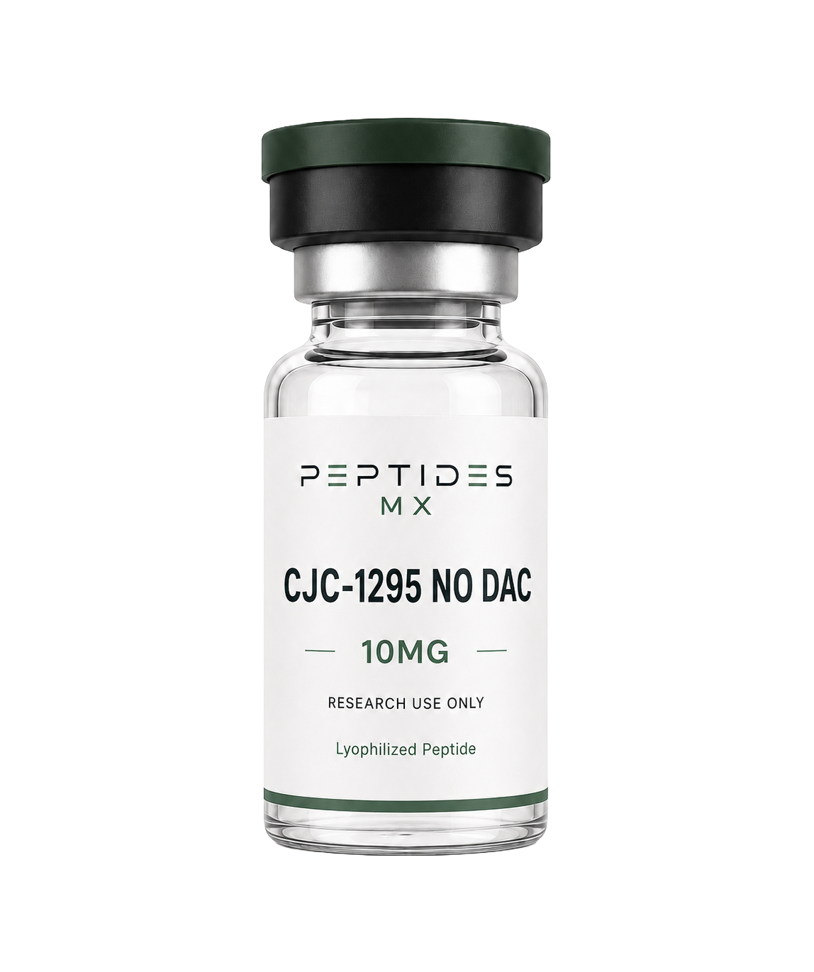 Vial de CJC-1295 sin DAC 10mg de Peptides MX