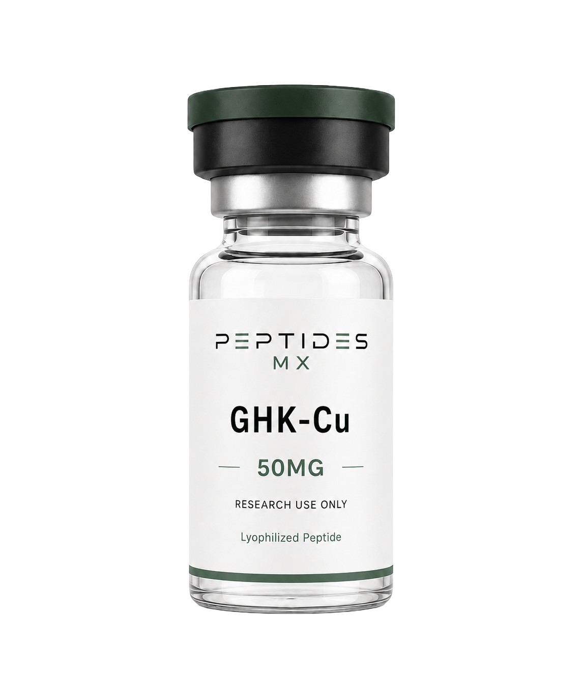 Vial de GHK-Cu 50mg de Peptides MX