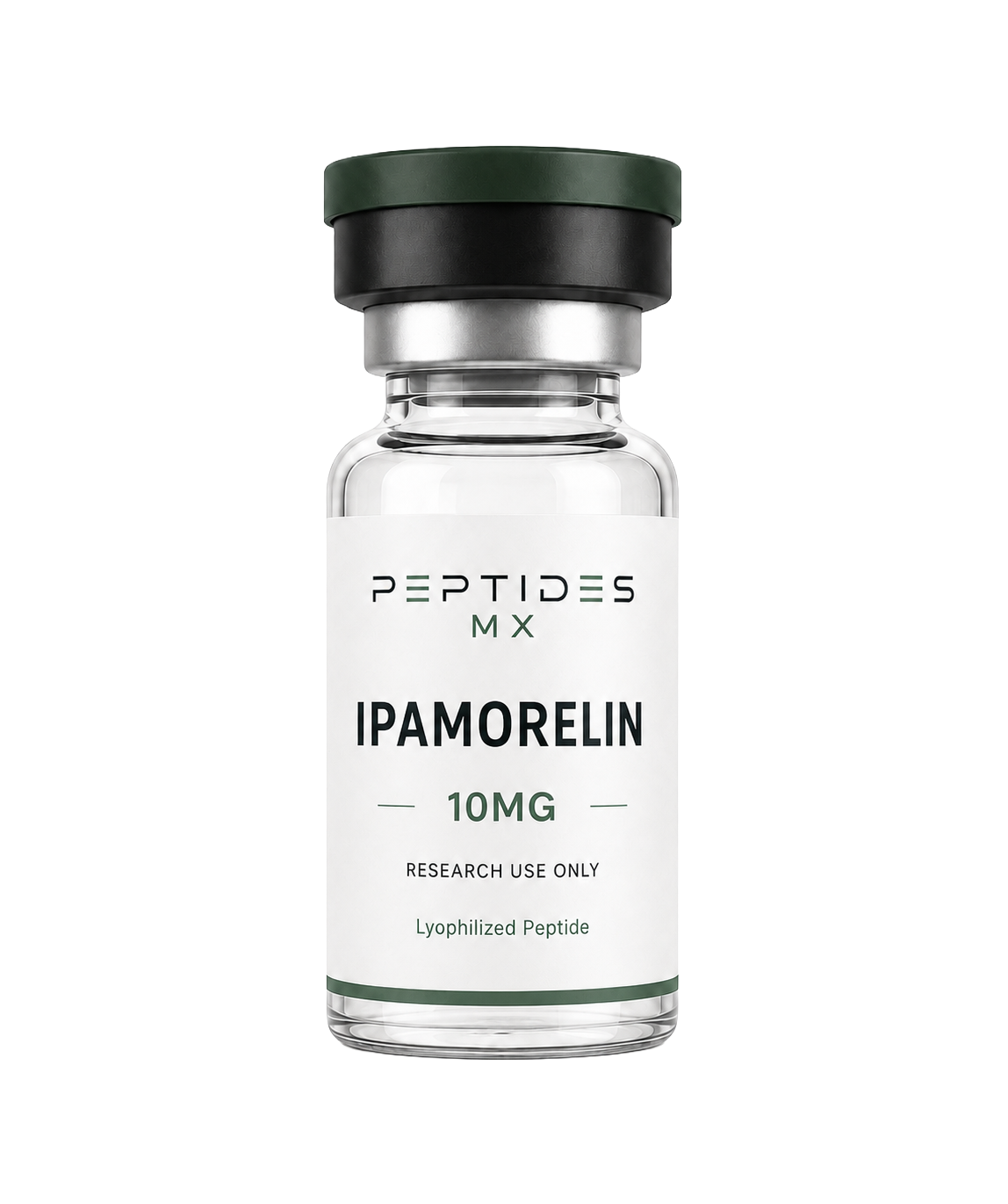 Vial de Ipamorelin 10mg de Peptides MX