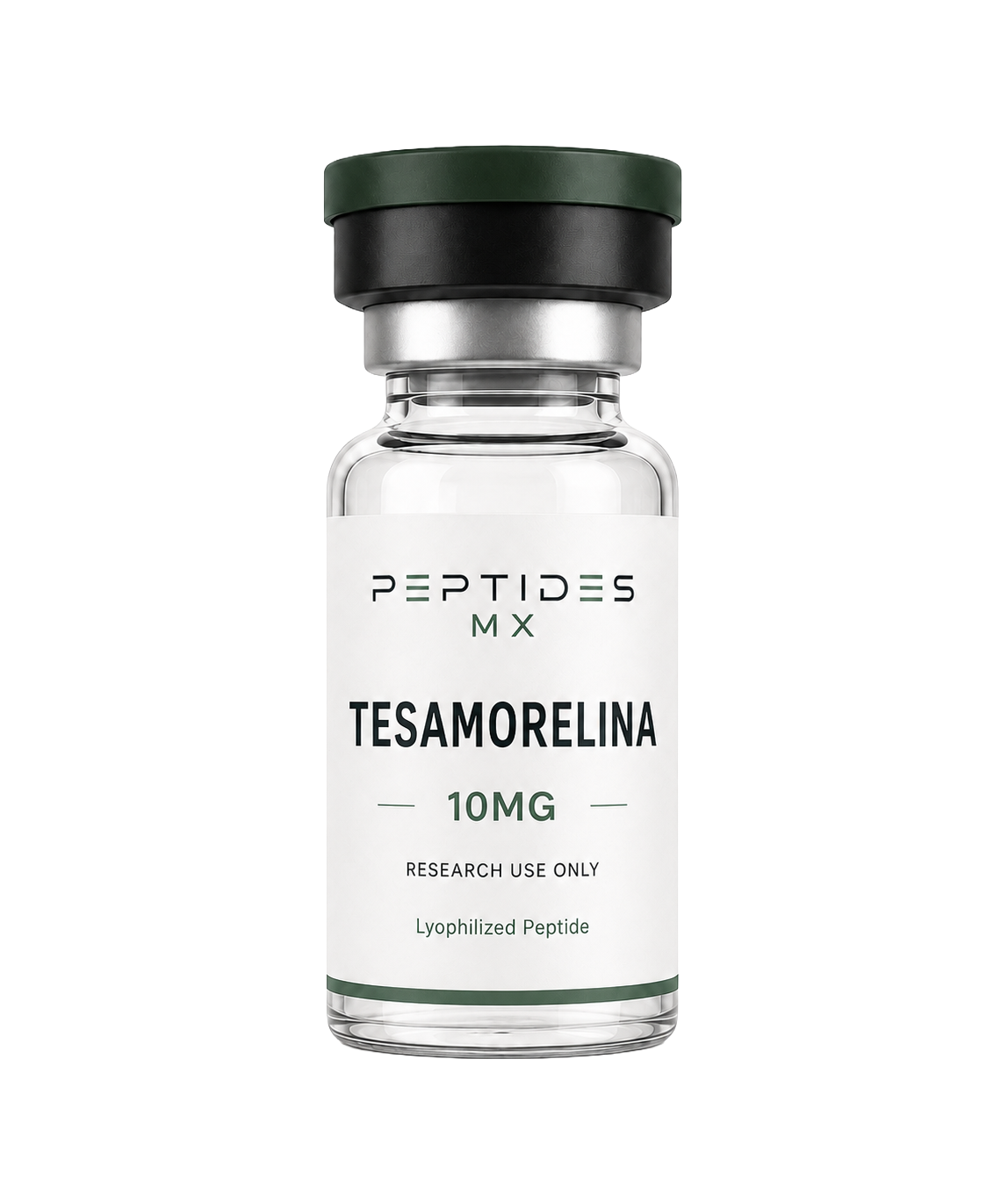 Vial de Tesamorelina 10mg de Peptides MX